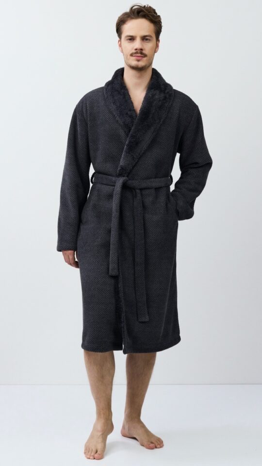 sku: GREGOR | Brand: Aruelle  | Size: Small Medium Large XLarge XXLarge  | Colors: Графит  | Бренды Aruelle | Мужская коллекция Халаты | Title: Халат GREGOR