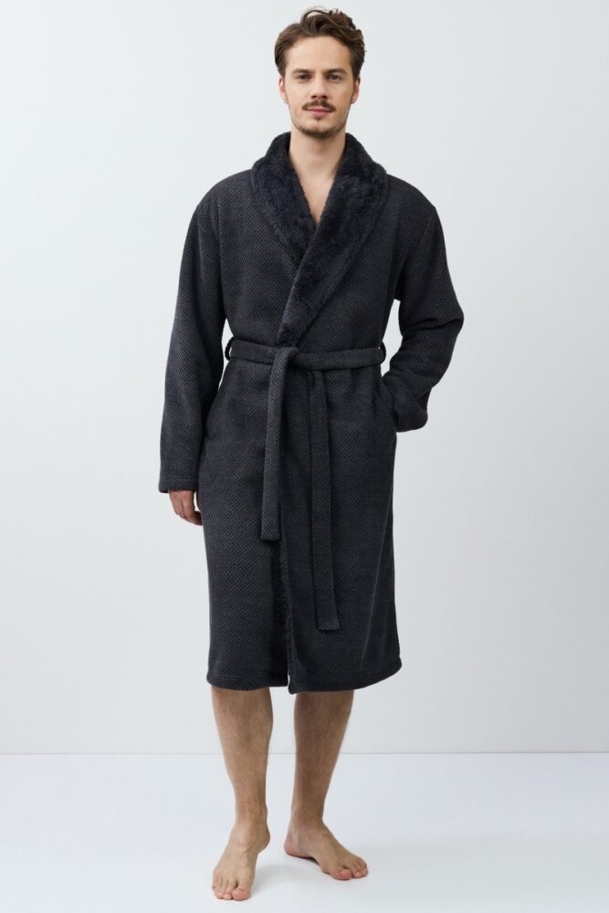 sku: GREGOR | Brand: Aruelle  | Size: Small Medium Large XLarge XXLarge  | Colors: Графит  | Бренды Aruelle | Мужская коллекция Халаты | Title: Халат GREGOR
