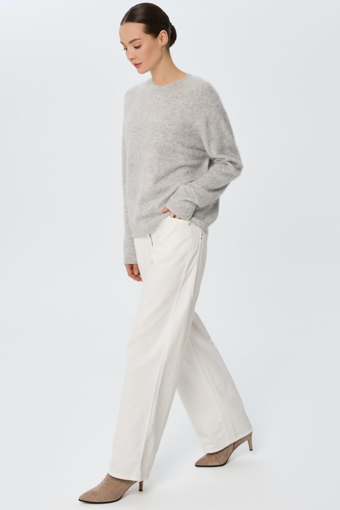 sku: W25-00CH1219 | Brand: Marc Andre  | Size: 36 38 40 42 44  | Colors: Серый  | Бренды Marc&Andre | Кашемир Джемперы | Title: Джемпер CLOUDED LUXE