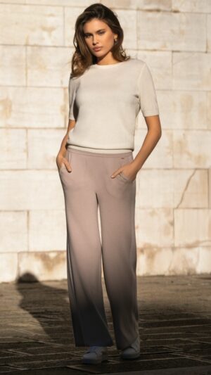 sku: W25-00CH1308 | Brand: Marc Andre  | Size: 36 38 40 42 44 46  | Colors: Белый  | Бренды Marc&Andre | Кашемир Джемперы | Title: Джемпер с коротким рукавом DAILY DELIGHT