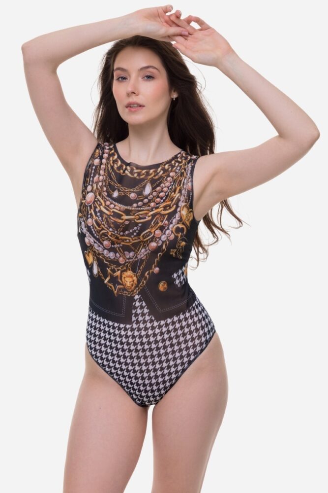 sku: 25001115 | Brand: RoDaSoleil  | Size: XSmall Small Medium Large XLarge  | Colors: Цветной  | Бренды RoDaSoleil | Купальники Слитные | Title: Слитный купальник PARIS CHIC