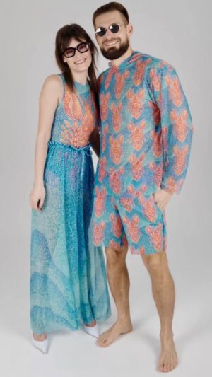 sku: 25003252 | Brand: RoDaSoleil  | Size: XSmall Small Medium Large XLarge XXLarge  | Colors: Цветной  | Бренды RoDaSoleil | Пляжная одежда | Мужская коллекция Пляжная одежда | Title: Футболка ОМАР ПАТТЕРН с капюшоном
