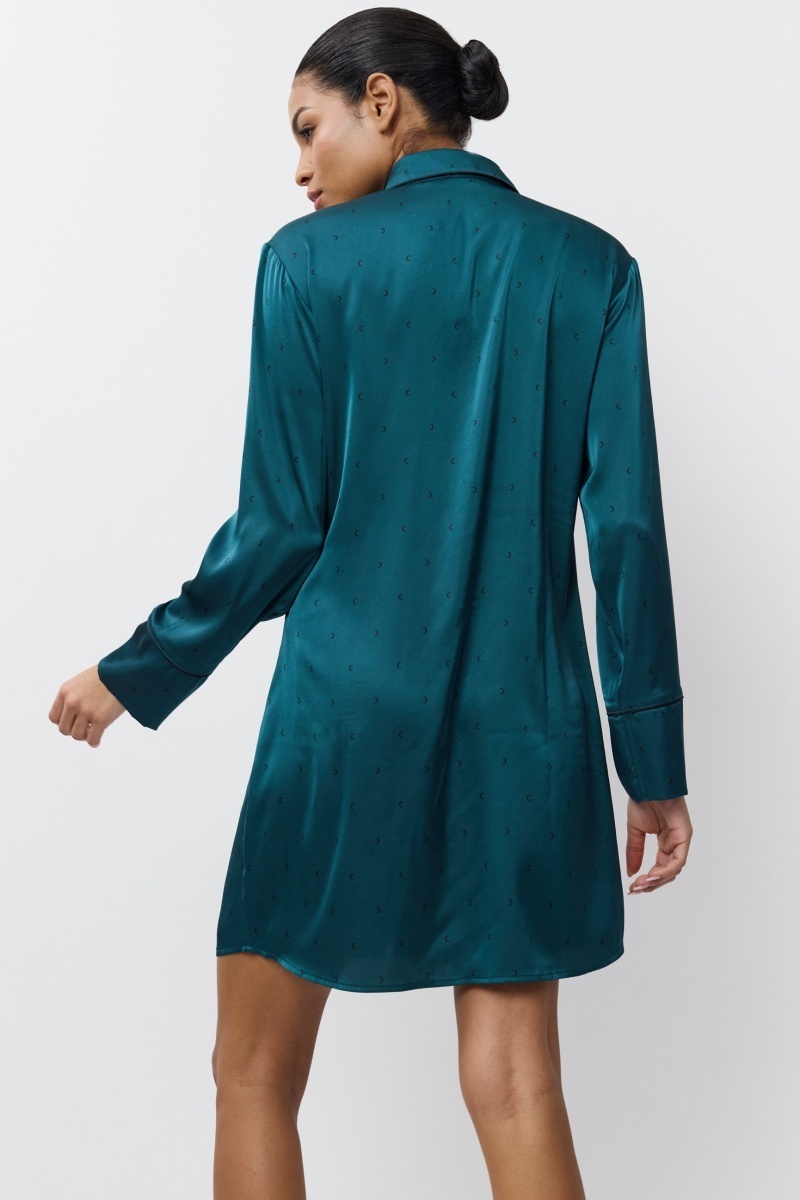 sku: EMERALDA | Brand: Aruelle  | Size: XSmall Small Medium Large XLarge XXLarge  | Colors: Изумруд  | Бренды Aruelle | Домашняя одежда Сорочки | Title: Сорочка EMERALDA