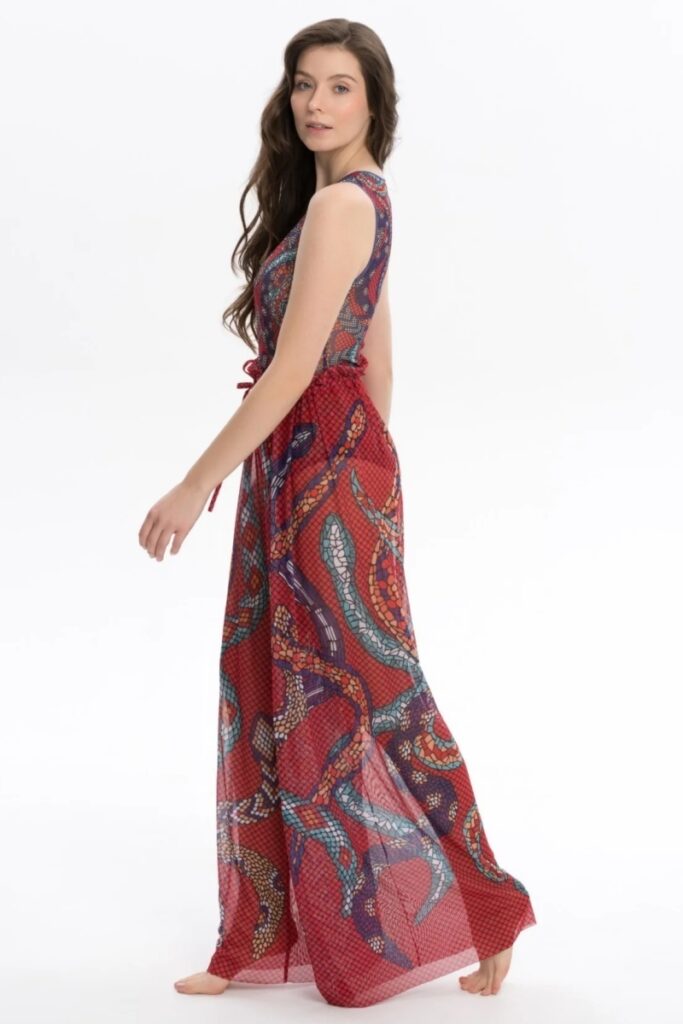 sku: 25002074 | Brand: RoDaSoleil  | Size: Onesize  | Colors: Цветной  | Бренды RoDaSoleil | Пляжная одежда | Title: Брюки ЗМЕИ МОЗАИКА