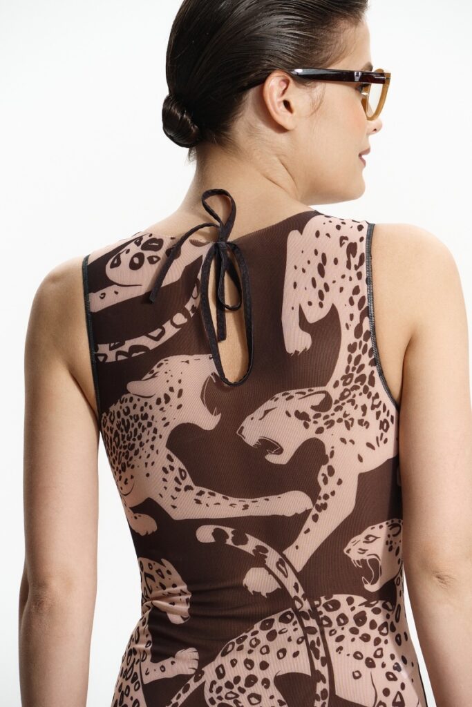 sku: 25001126 | Brand: RoDaSoleil  | Size: XSmall Small Medium Large XLarge  | Colors: Цветной  | Бренды RoDaSoleil | Купальники Слитные | Title: Слитный купальник ДИКАЯ КОШКА