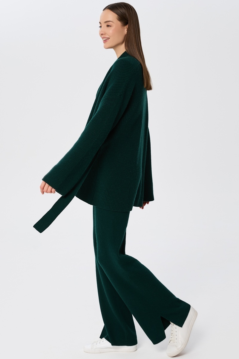 sku: W25-00CH0301 | Brand: Marc Andre  | Size: Small Medium Large  | Colors: Изумруд  | Бренды Marc&Andre | Кашемир Кардиганы | Title: Кардиган QUITE MOTION