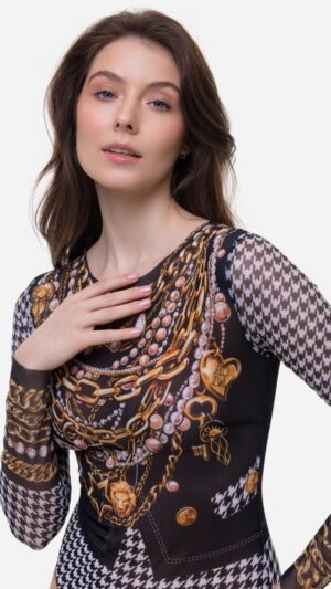 sku: 25001015 | Brand: RoDaSoleil  | Size: XSmall Small Medium Large XLarge  | Colors: Цветной  | Бренды RoDaSoleil | Купальники Слитные | Title: Слитный купальник PARIS CHIC