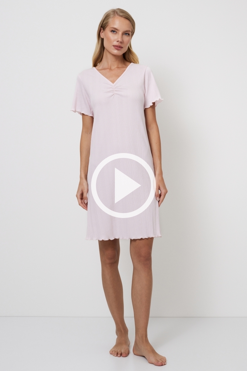 sku: AMARIS | Brand: Aruelle  | Size: XSmall Small Medium Large XLarge XXLarge  | Colors: Светло-Розовый  | Бренды Aruelle | Домашняя одежда Сорочки | Title: Сорочка AMARIS