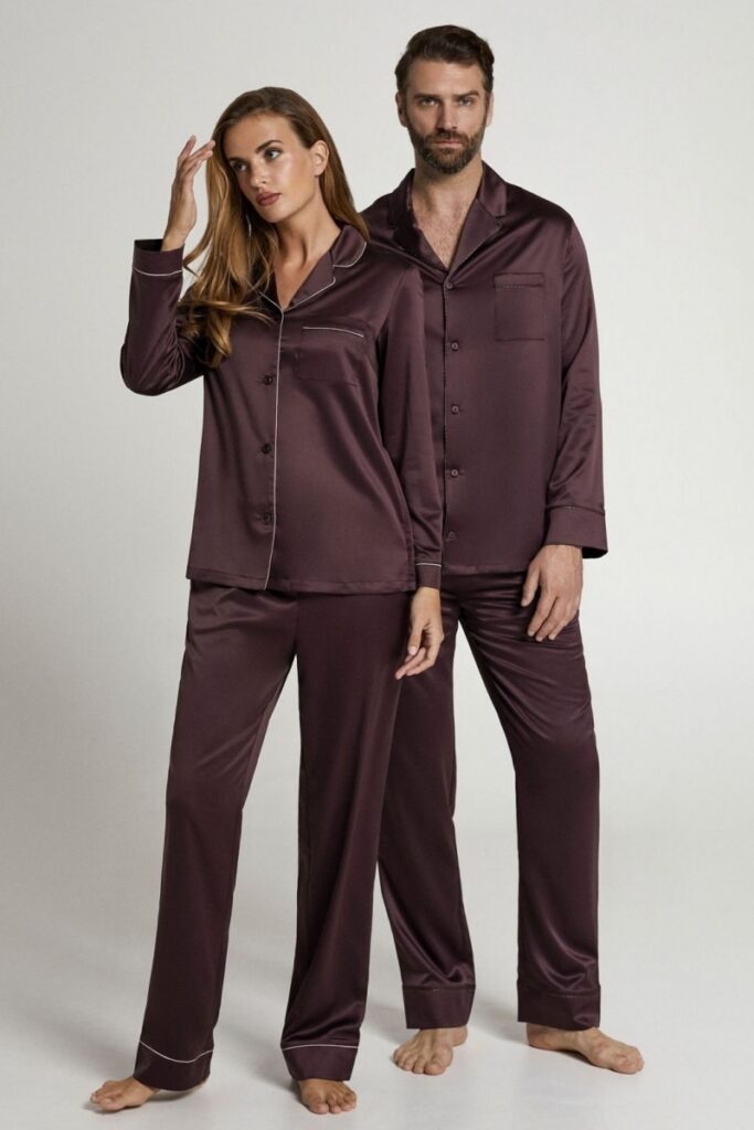 sku: 61890-2 | Brand: Laete  | Size: Medium Large XLarge XXLarge 3XL  | Colors: Темный шоколад  | Бренды Laete | Мужская коллекция Пижамы | Title: Пижама с брюками