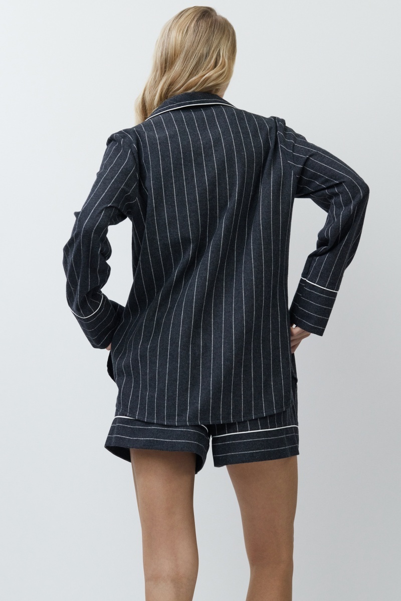 sku: CASEY | Brand: Aruelle  | Size: XSmall Small Medium Large XLarge XXLarge  | Colors: Графит  | Бренды Aruelle | Домашняя одежда Пижамы | Title: Пижама с шортами CASEY