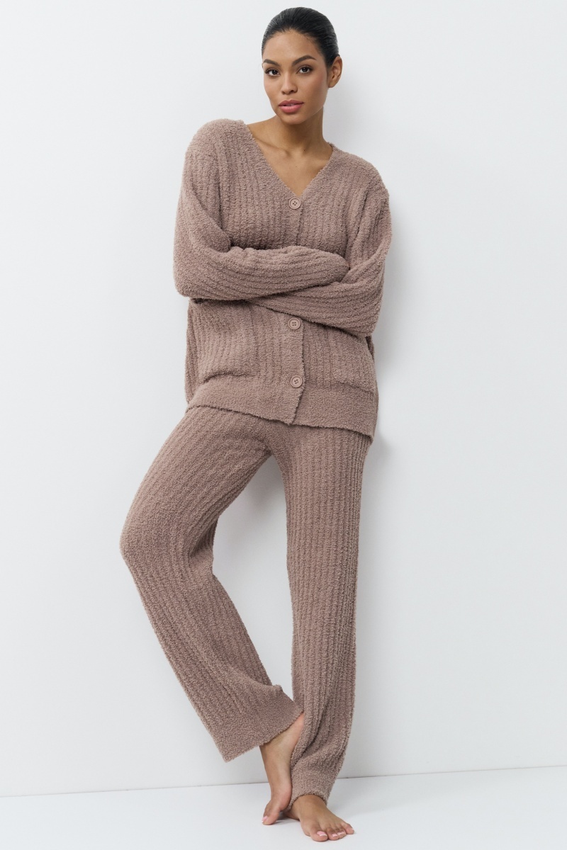 sku: JOLIE SET SOFT | Brand: Aruelle  | Size: XSmall Small Medium Large XLarge  | Colors: Мокко  | Бренды Aruelle | Домашняя одежда Костюмы | Title: Комплект с брюками JOLIE SET SOFT