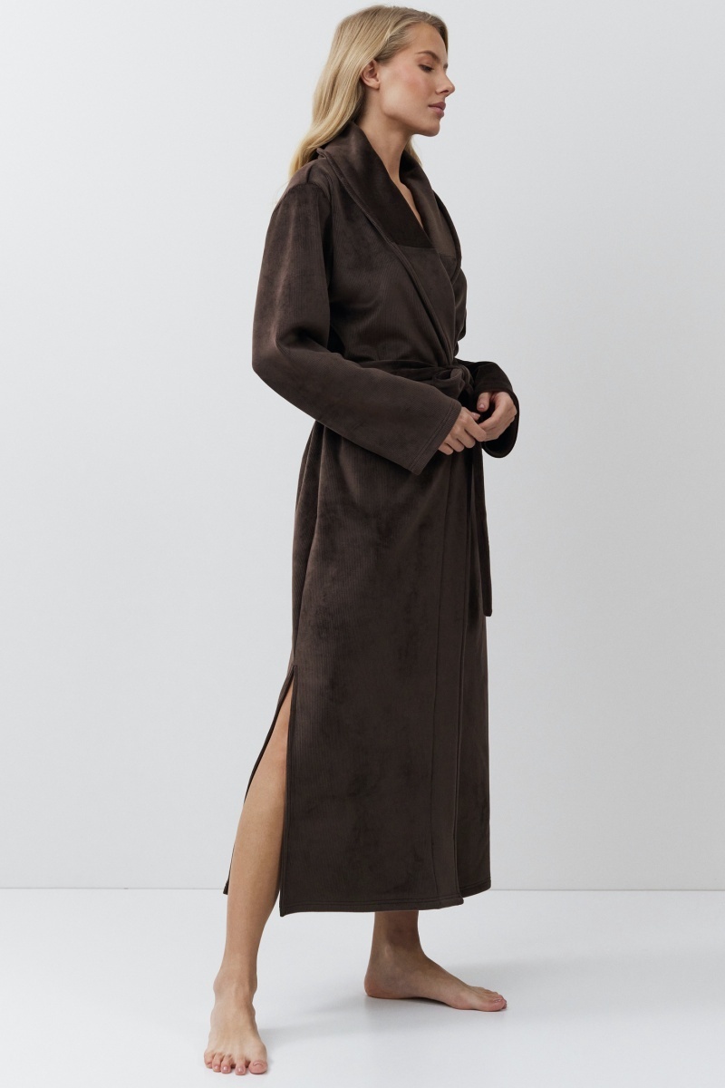 sku: MILENE | Brand: Aruelle  | Size: XSmall Small Medium Large XLarge XXLarge  | Colors: Шоколадный  | Бренды Aruelle | Домашняя одежда Халаты | Title: Халат MILENE