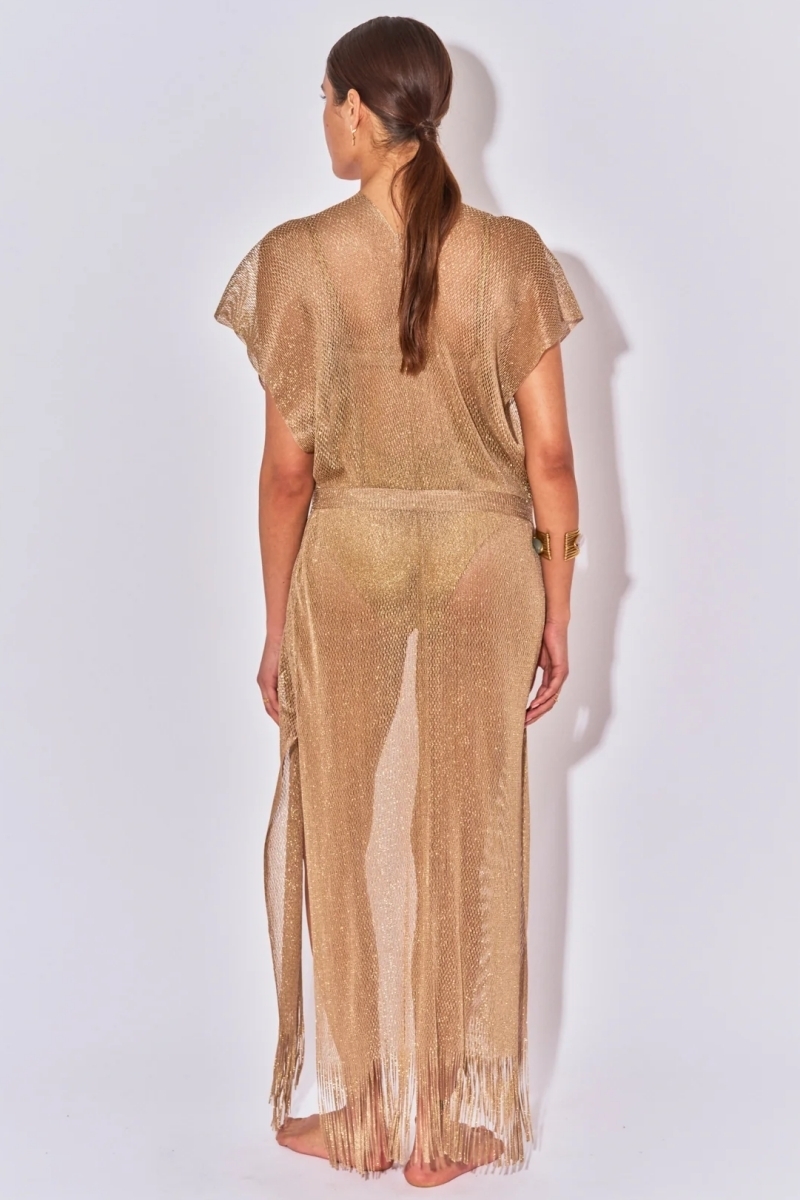 sku: LIMALX | Brand: Beliza  | Size: Onesize  | Colors: Золотой  | Бренды Beliza | Пляжная одежда | Title: Кардиган