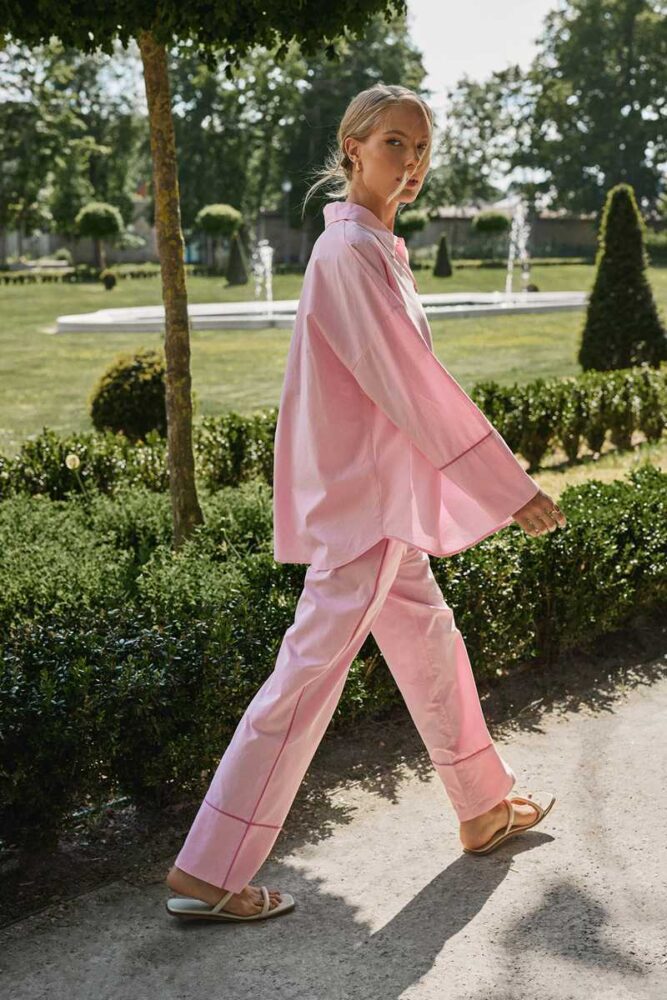 sku: PENELOPE | Brand: Aruelle | Size: XSmall Small Medium Large XLarge XXLarge | Colors: Розовый | Бренды Aruelle | Домашняя одежда Костюмы | Title: Комплект с брюками PENELOPE SET