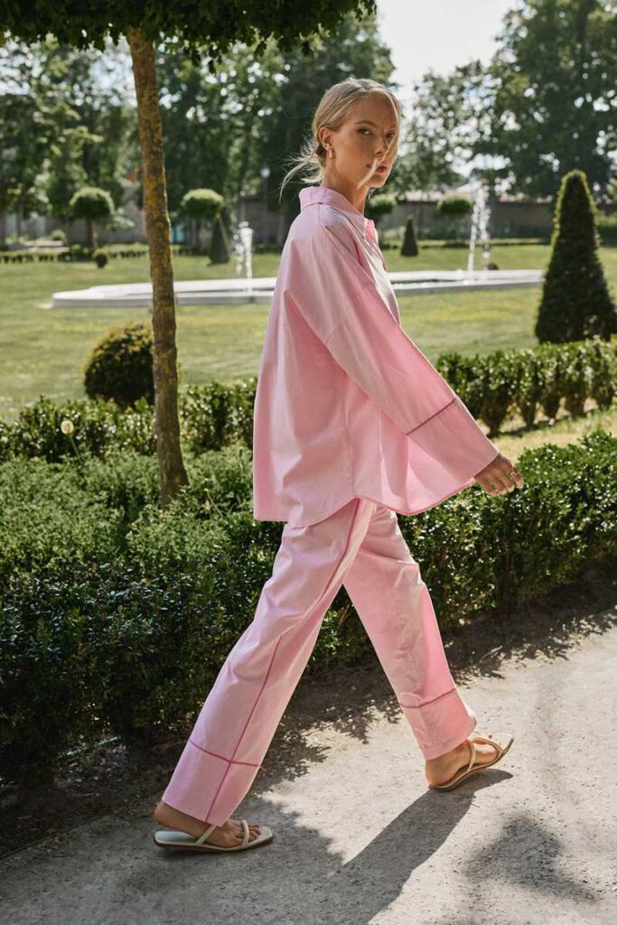 sku: PENELOPE | Brand: Aruelle  | Size: XSmall Small Medium Large XLarge XXLarge  | Colors: Розовый  | Бренды Aruelle | Домашняя одежда Костюмы | Title: Комплект с брюками PENELOPE SET
