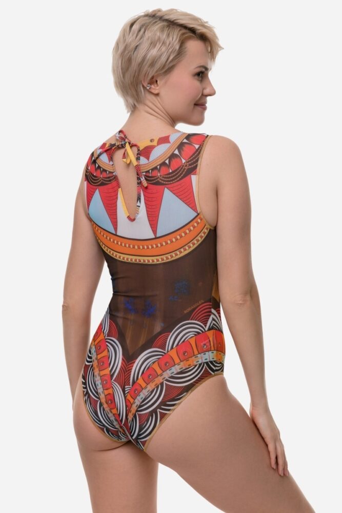 sku: 21001121 | Brand: RoDaSoleil | Size: XSmall Small Medium Large XLarge | Colors: Цветной | Бренды RoDaSoleil | Купальники Слитные | Title: Слитный купальник АФРИКА