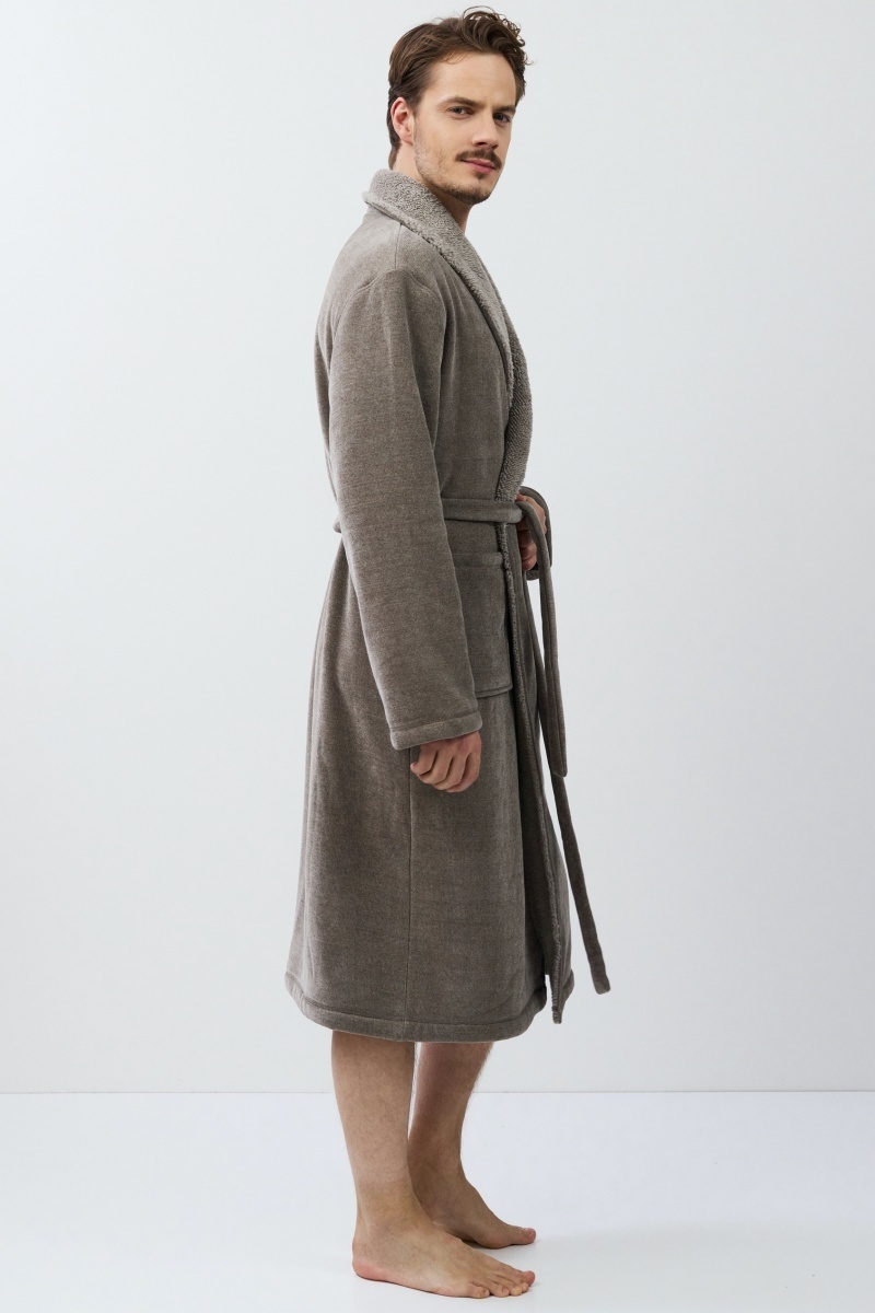 sku: ELLIOT | Brand: Aruelle  | Size: Small Medium Large XLarge XXLarge  | Colors: Серый  | Бренды Aruelle | Мужская коллекция Халаты | Title: Халат ELLIOT