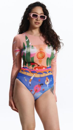sku: 25001032 | Brand: RoDaSoleil  | Size: XSmall Small Medium Large XLarge  | Colors: Цветной  | Бренды RoDaSoleil | Купальники Слитные | Title: Слитный купальник ПОРТОФИНО