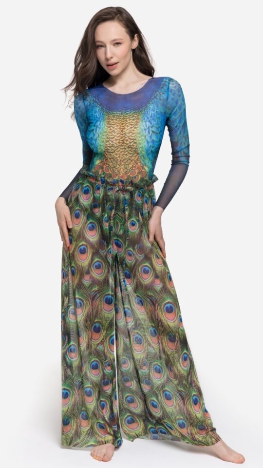 sku: 25002034 | Brand: RoDaSoleil  | Size: Onesize  | Colors: Цветной  | Бренды RoDaSoleil | Пляжная одежда | Title: Брюки ПАВЛИН МАЮРА