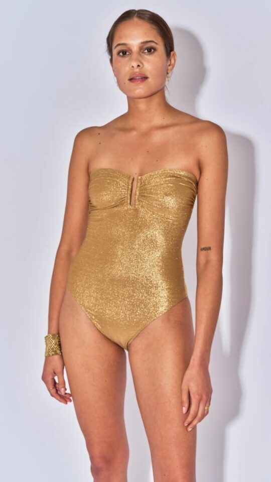 sku: SHANA | Brand: Beliza  | Size: Small Medium Large  | Colors: Золотой  | Бренды Beliza | Купальники Слитные | Title: Слитный купальник