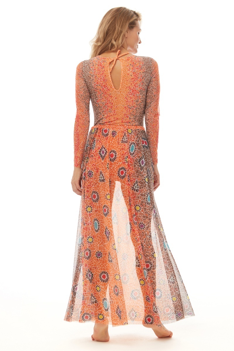 sku: 25000358 | Brand: RoDaSoleil  | Size: Onesize  | Colors: Оранжевый  | Бренды RoDaSoleil | Пляжная одежда | Title: Юбка КРОКОДИЛ ОРАНЖЕВЫЙ