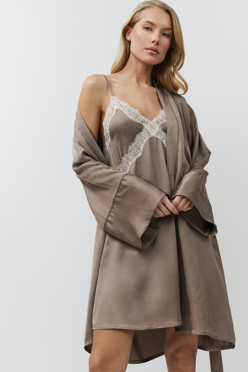 sku: MILA | Brand: Aruelle | Size: XSmall Small Medium Large XLarge | Colors: Капучино | Бренды Aruelle | Домашняя одежда Сорочки | Title: Сорочка MILA