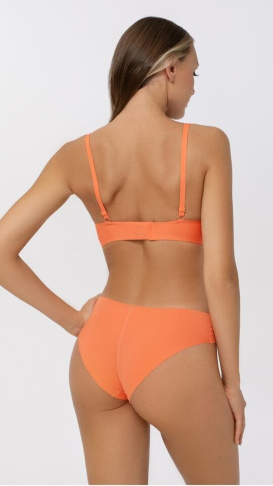 sku: S25-0964-01-TRS-SY | Brand: Marc Andre  | Size: 36 38 40 42 44  | Colors: Оранжевая пудра  | Бренды Marc&Andre | Бюстгальтер Нижнее белье Бескаркасный | Title: Бюстгальтер SECOND SKIN