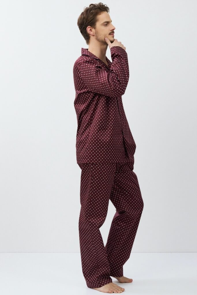 sku: GRANT | Brand: Aruelle  | Size: Small Medium Large XLarge XXLarge  | Colors: Бордовый  | Бренды Aruelle | Мужская коллекция Пижамы | Title: Пижама с брюками GRANT