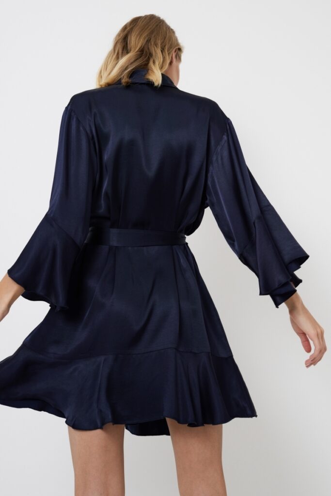 sku: CRESSIDA | Brand: Aruelle  | Size: XSmall Small Medium Large XLarge XXLarge  | Colors: Темно-синий  | Бренды Aruelle | Домашняя одежда Халаты | Title: Халат CRESSIDA