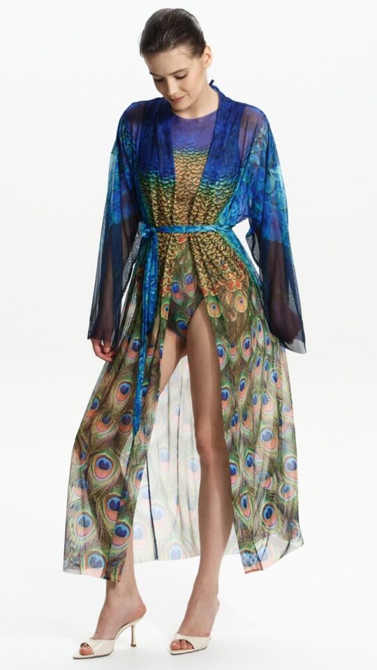 sku: 25002734 | Brand: RoDaSoleil  | Size: Onesize  | Colors: Цветной  | Бренды RoDaSoleil | Пляжная одежда | Title: Халат ПАВЛИН МАЮРА