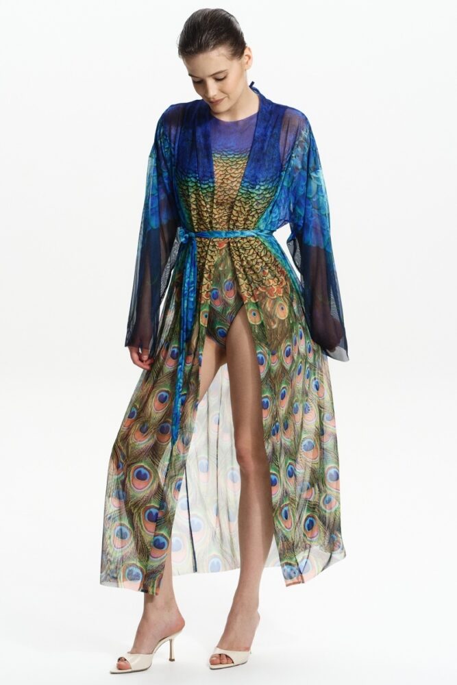 sku: 25002734 | Brand: RoDaSoleil  | Size: Onesize  | Colors: Цветной  | Бренды RoDaSoleil | Пляжная одежда | Title: Халат ПАВЛИН МАЮРА