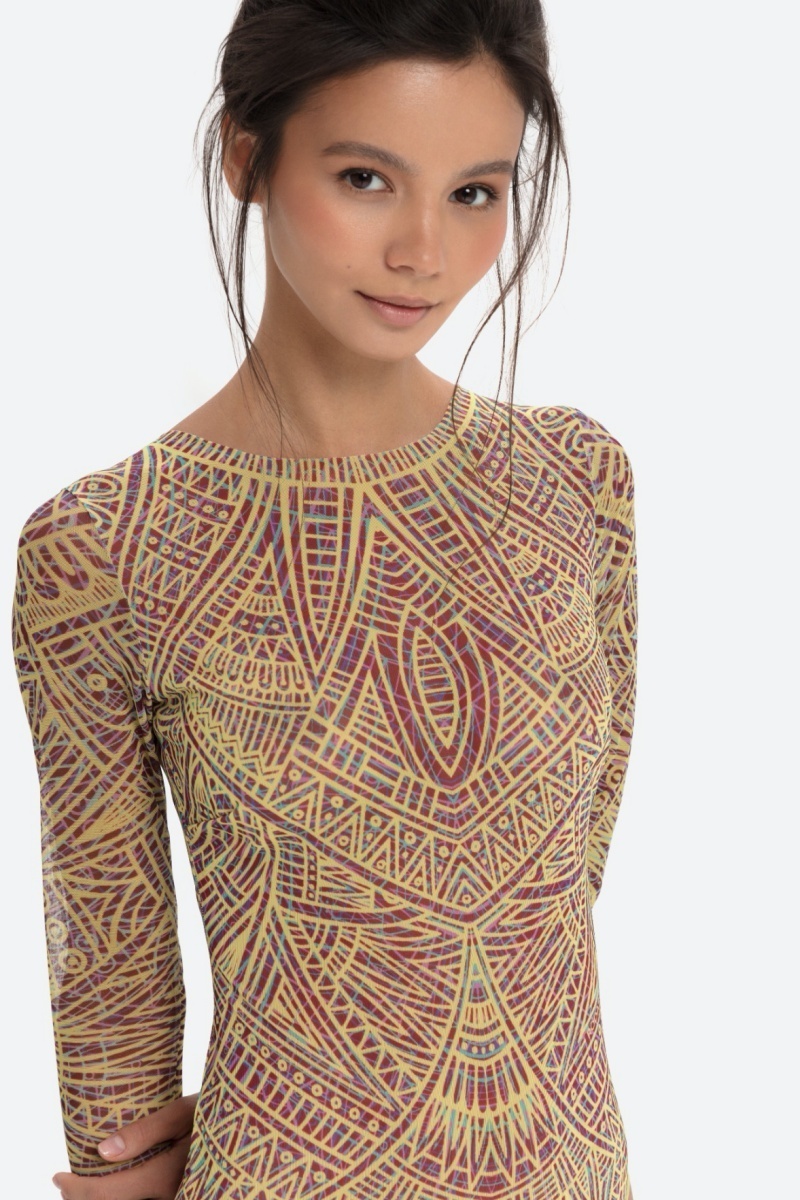 sku: 24001065 | Brand: RoDaSoleil  | Size: XSmall Small Medium Large XLarge  | Colors: Цветной  | Бренды RoDaSoleil | Купальники Слитные | Title: Слитный купальник АЦТЕКИ