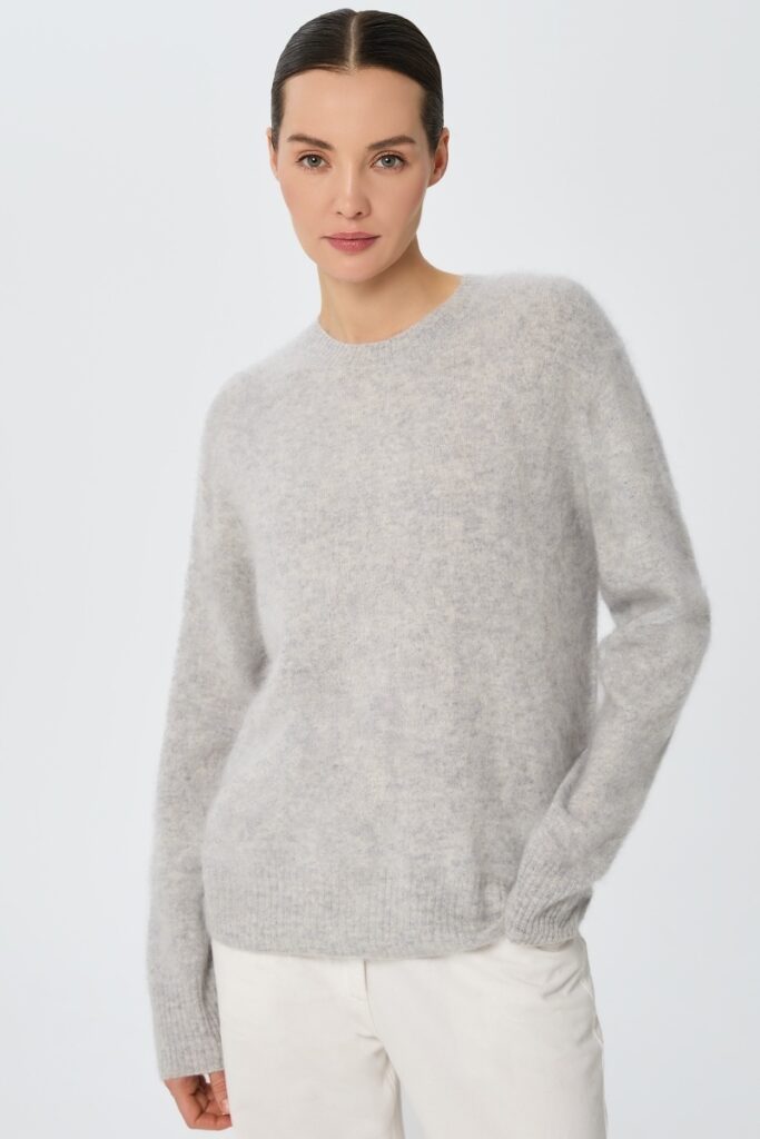 sku: W25-00CH1219 | Brand: Marc Andre  | Size: 36 38 40 42 44  | Colors: Серый  | Бренды Marc&Andre | Кашемир Джемперы | Title: Джемпер CLOUDED LUXE