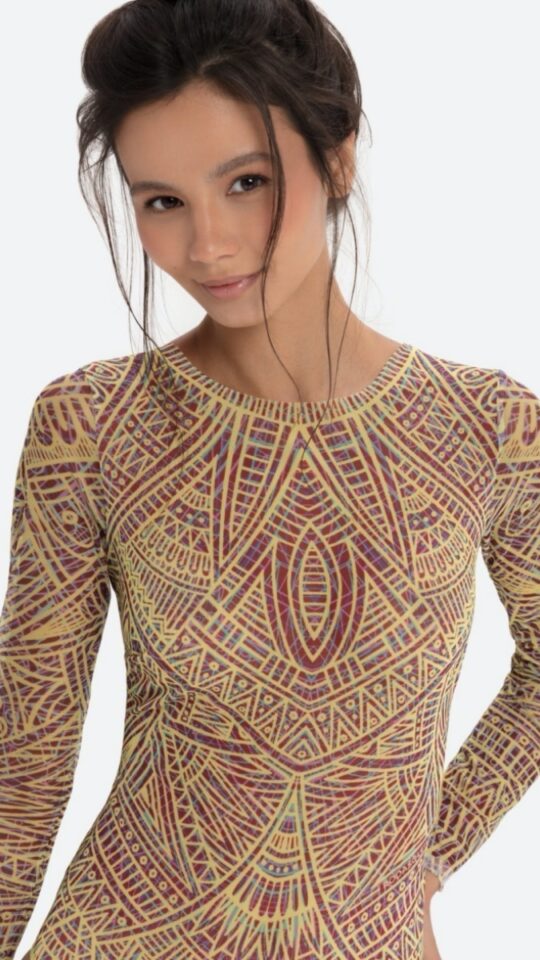 sku: 24001065 | Brand: RoDaSoleil  | Size: XSmall Small Medium Large XLarge  | Colors: Цветной  | Бренды RoDaSoleil | Купальники Слитные | Title: Слитный купальник АЦТЕКИ