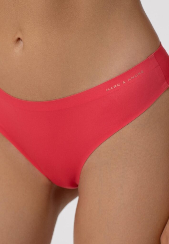 sku: S25-0891-K1-STO-SZ | Brand: Marc Andre  | Size: 36 38 40 42 44  | Colors: Коралл  | Бренды Marc&Andre | Трусы Нижнее белье Стринги | Title: Стринги TENDER SKIN