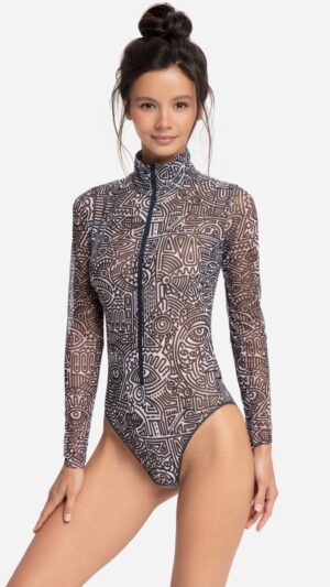 sku: 25003635 | Brand: RoDaSoleil  | Size: XSmall Small Medium Large XLarge  | Colors: Цветной  | Бренды RoDaSoleil | Купальники Слитные | Title: Слитный купальник DOODLING