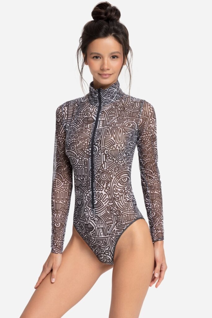 sku: 25003635 | Brand: RoDaSoleil  | Size: XSmall Small Medium Large XLarge  | Colors: Цветной  | Бренды RoDaSoleil | Купальники Слитные | Title: Слитный купальник DOODLING