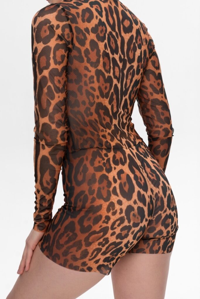 sku: 25004625 | Brand: RoDaSoleil  | Size: Small Medium Large  | Colors: Леопард  | Бренды RoDaSoleil | Пляжная одежда | Title: Полукомбинезон ЛЕОПАРД 25