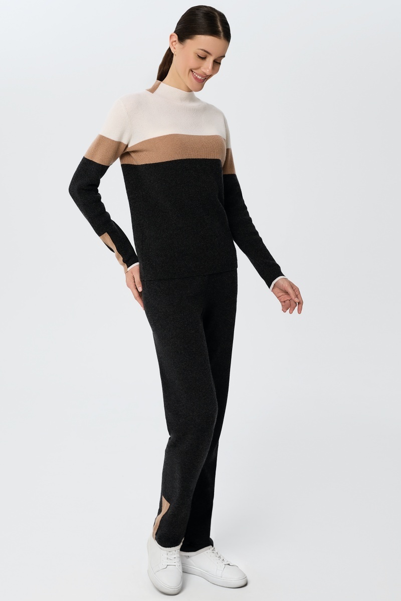 sku: W25-00CH0519 | Brand: Marc Andre  | Size: 36 38 40 42 44 46  | Colors: Цветной  | Бренды Marc&Andre | Кашемир Джемперы | Title: Джемпер URBAN BLOCK