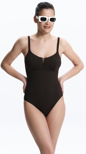 sku: 2700 | Brand: D-nu-D  | Size: Small Medium Large  | Colors: Шоколад  | Бренды D-nu-D | Купальники Слитные | Title: Слитный купальник