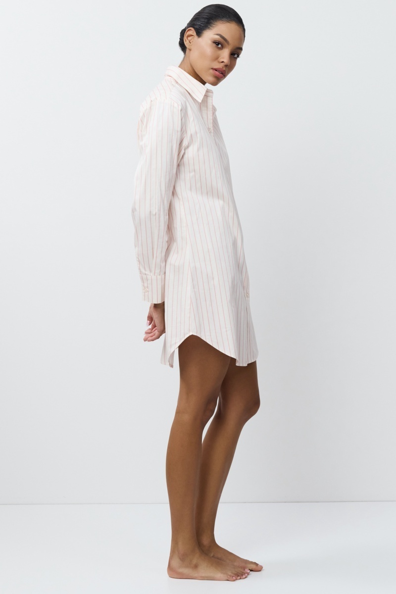 sku: ZEPHYR | Brand: Aruelle | Size: XSmall Small Medium Large XLarge XXLarge | Colors: Кремовый/Розовый | Бренды Aruelle | Домашняя одежда Сорочки | Title: Сорочка ZEPHYR