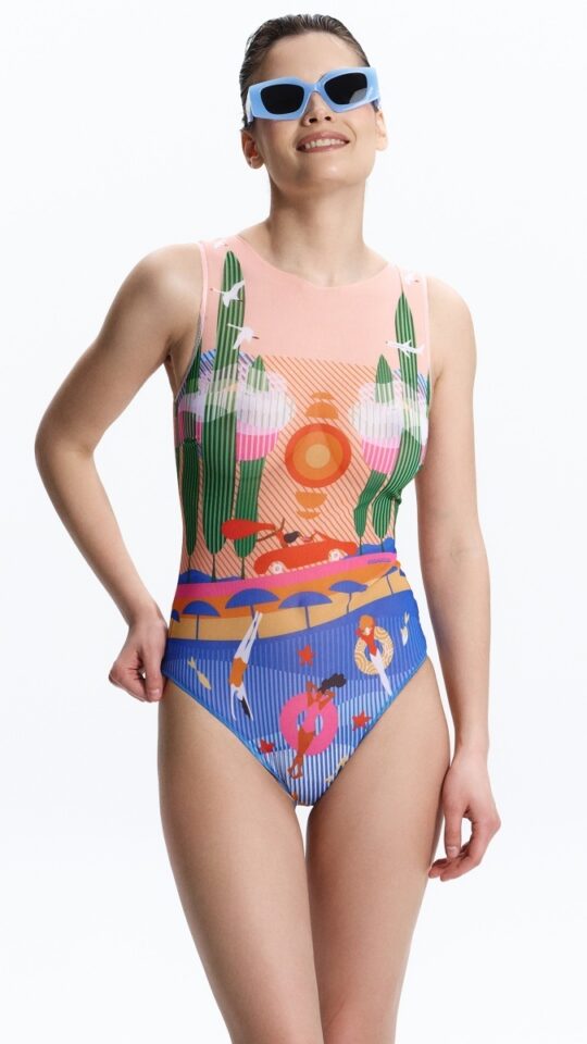 sku: 25001132 | Brand: RoDaSoleil  | Size: XSmall Small Medium Large XLarge  | Colors: Цветной  | Бренды RoDaSoleil | Купальники Слитные | Title: Слитный купальник ПОРТОФИНО