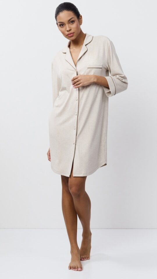 sku: KARINE | Brand: Aruelle  | Size: XSmall Small Medium Large XLarge XXLarge  | Colors: Светло-бежевый  | Бренды Aruelle | Домашняя одежда Сорочки | Title: Сорочка KARINE