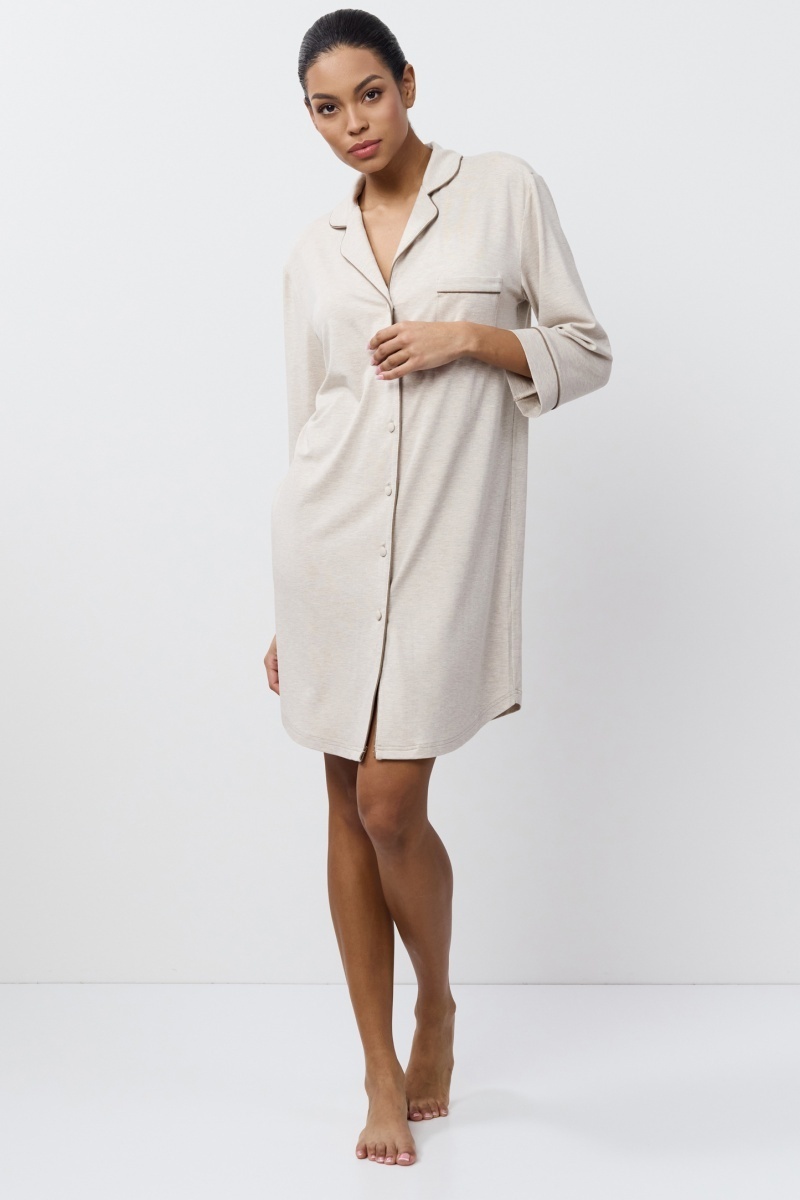 sku: KARINE | Brand: Aruelle | Size: XSmall Small Medium Large XLarge XXLarge | Colors: Светло-бежевый | Бренды Aruelle | Домашняя одежда Сорочки | Title: Сорочка KARINE