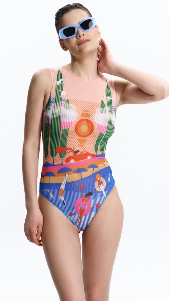 sku: 25001132 | Brand: RoDaSoleil  | Size: XSmall Small Medium Large XLarge  | Colors: Цветной  | Бренды RoDaSoleil | Купальники Слитные | Title: Слитный купальник ПОРТОФИНО