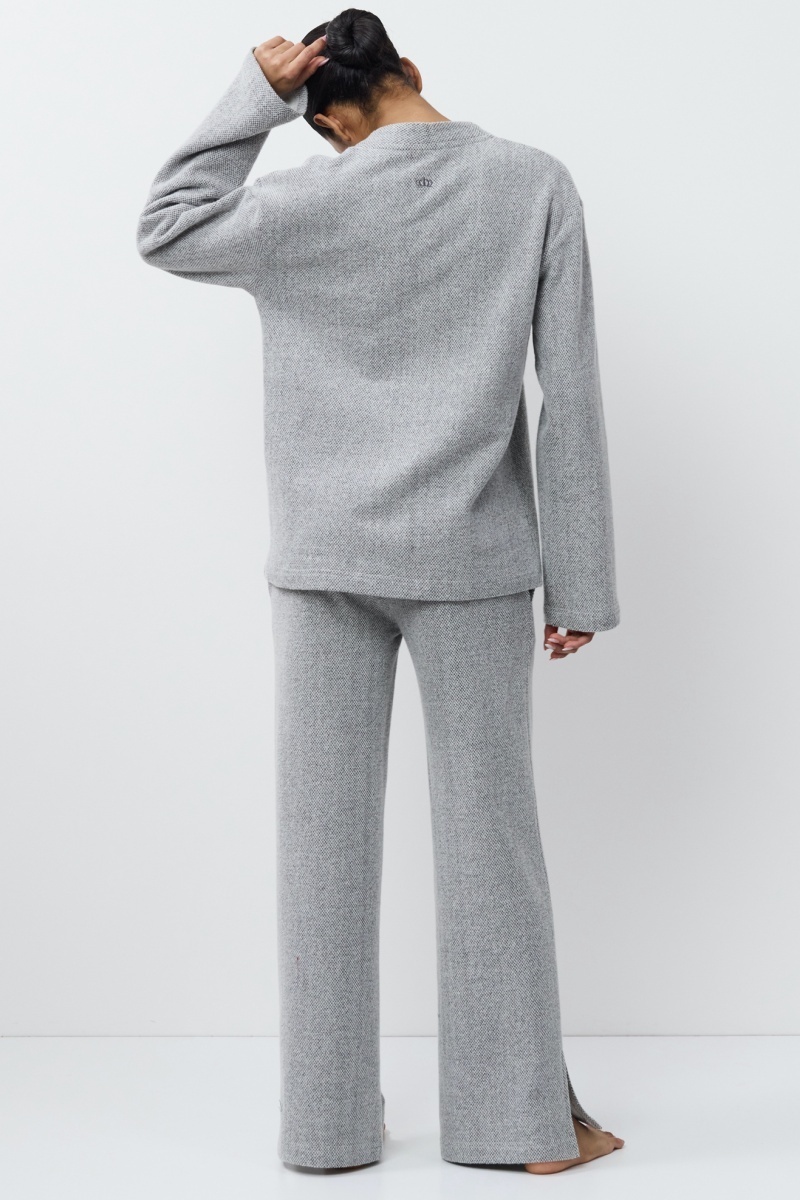 sku: EUGENIE SET | Brand: Aruelle  | Size: Small Medium Large XLarge XXLarge  | Colors: Серый  | Бренды Aruelle | Домашняя одежда Костюмы | Title: Комплект с брюками EUGENIE SET