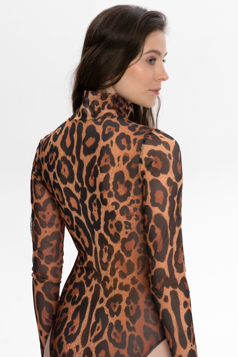 sku: 25003625 | Brand: RoDaSoleil  | Size: XSmall Small Medium Large XLarge  | Colors: Леопард  | Бренды RoDaSoleil | Купальники Слитные | Title: Слитный купальник ЛЕОПАРД 25