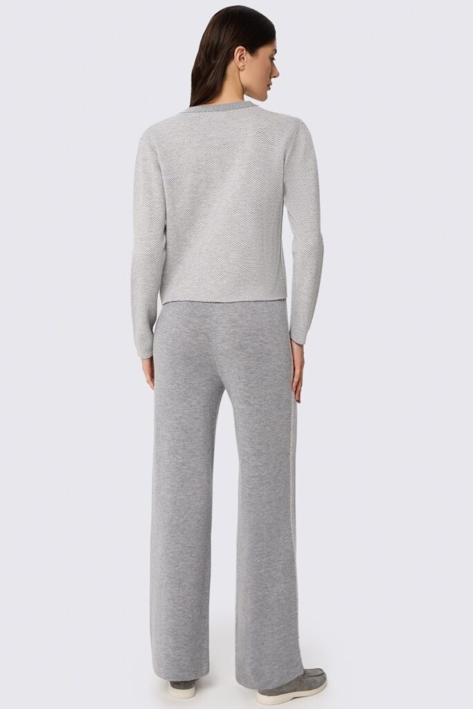 sku: W25-00CH0210 | Brand: Marc Andre  | Size: 36 38 40 42 44 46  | Colors: Серый  | Бренды Marc&Andre | Кашемир Брюки | Title: Брюки ETERNAL WAVES