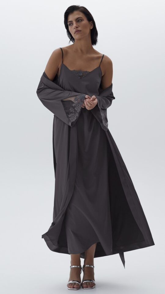 sku: 60592-1 | Brand: Laete  | Size: XL/2XL XS/S M/L  | Colors: Серый  | Бренды Laete | Домашняя одежда Халаты | Title: Халат