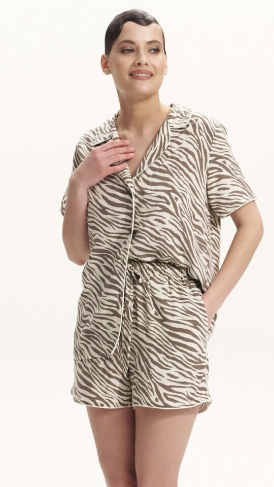 sku: MANUELA | Brand: Aruelle  | Size: XSmall Small Medium Large XLarge XXLarge  | Colors: Капучино  | Бренды Aruelle | Домашняя одежда Пижамы | Title: Пижама с шортами MANUELA